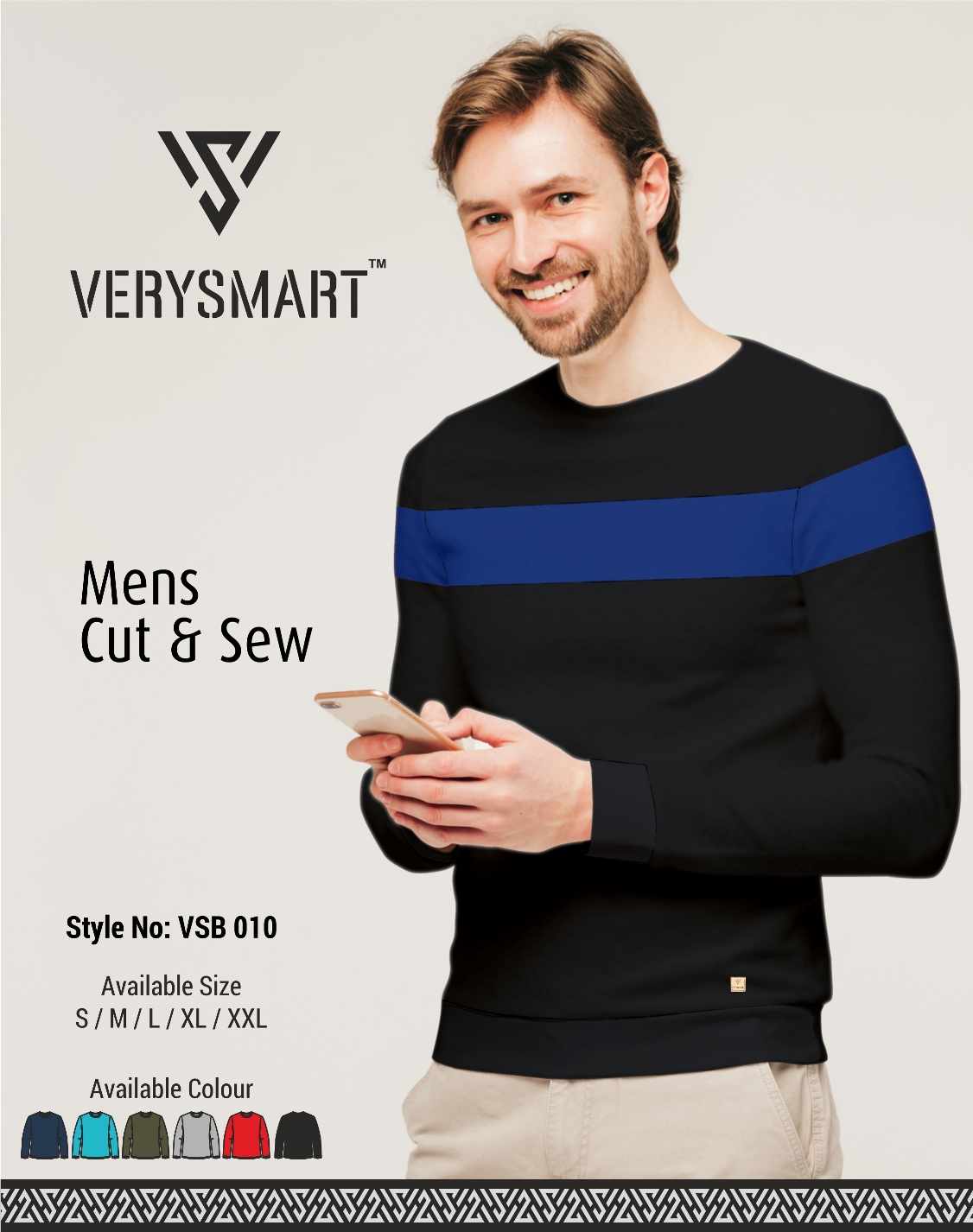 MENS CREW NECK C/SEW - FS